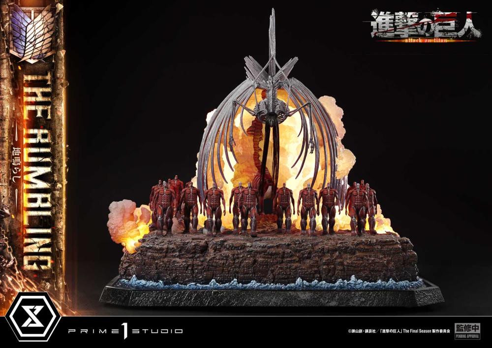 Attack on Titan Ultimate Diorama Masterline The Rumbling (Bonus Ver.) Limited Edition Statue Gallery Image 33