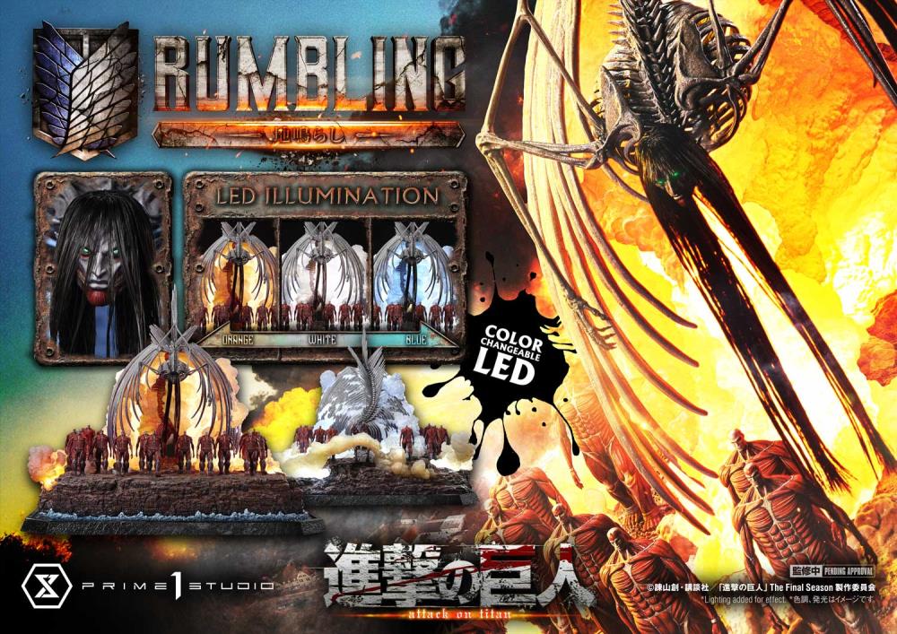 Attack on Titan Ultimate Diorama Masterline The Rumbling (Bonus Ver.) Limited Edition Statue Gallery Image 4
