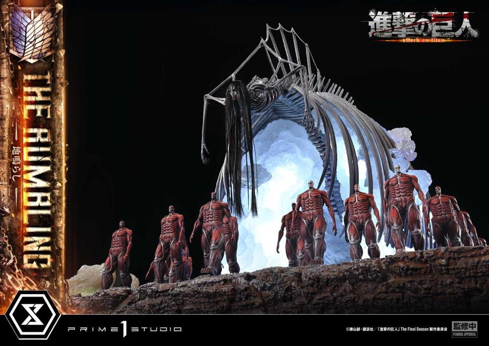 Attack on Titan Ultimate Diorama Masterline The Rumbling (Bonus Ver.) Limited Edition Statue Gallery Image 38