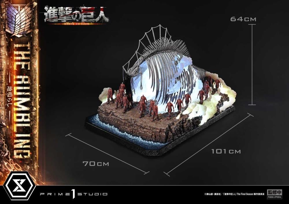 Attack on Titan Ultimate Diorama Masterline The Rumbling (Bonus Ver.) Limited Edition Statue Gallery Image 45