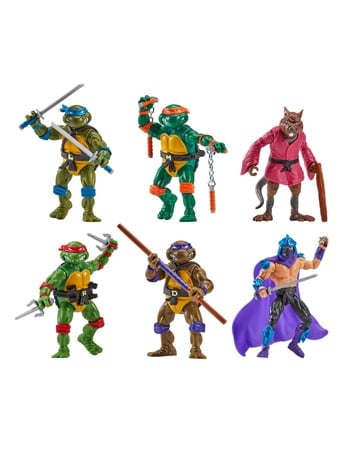 Teenage Mutant Ninja Turtles Remastered Action Figure 6-Pack