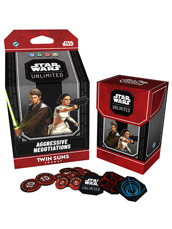 Star Wars: Unlimited Aggressive Negotiations Twin Suns Deck