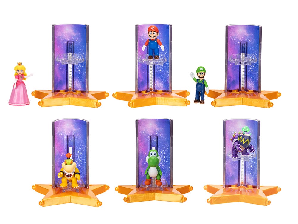 The Super Mario Galaxy Movie Set of 6 Star Launchers Gallery Image 1