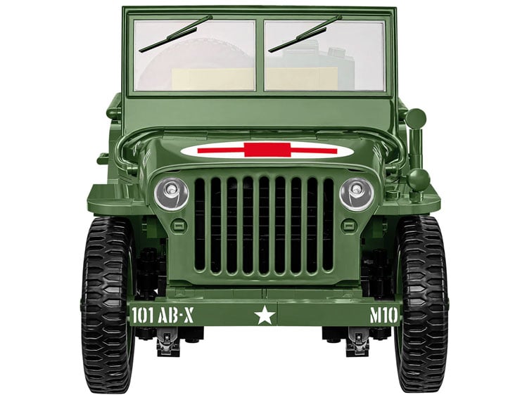 Jeep Historical Collection World War II Willys MB Medical 1/12 Scale Building Block Set Gallery Image 5