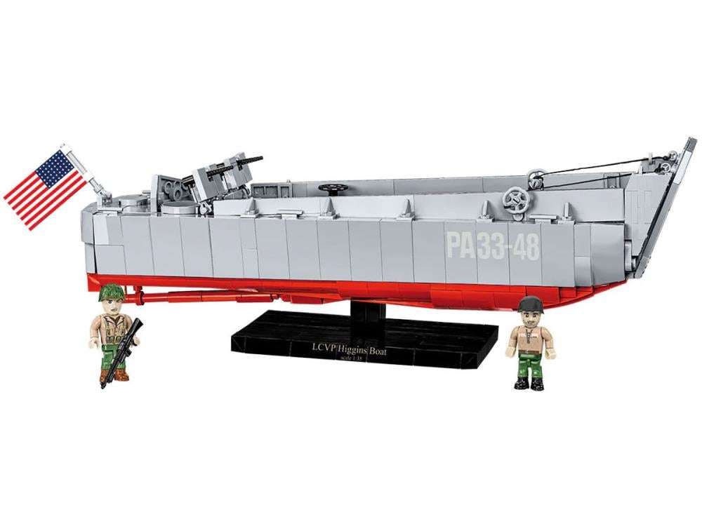Historical Collection World War II D-Day 80th Anniversary LCVP Higgins Boat 1/35 Scale Building Block Set Gallery Image 4