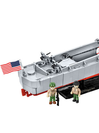 Historical Collection World War II D-Day 80th Anniversary LCVP Higgins Boat 1/35 Scale Building Block Set Gallery Image 2