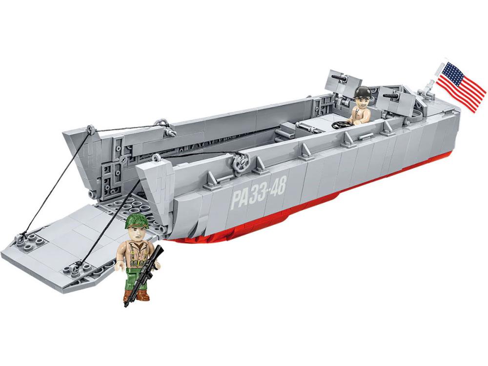 Historical Collection World War II D-Day 80th Anniversary LCVP Higgins Boat 1/35 Scale Building Block Set Gallery Image 3