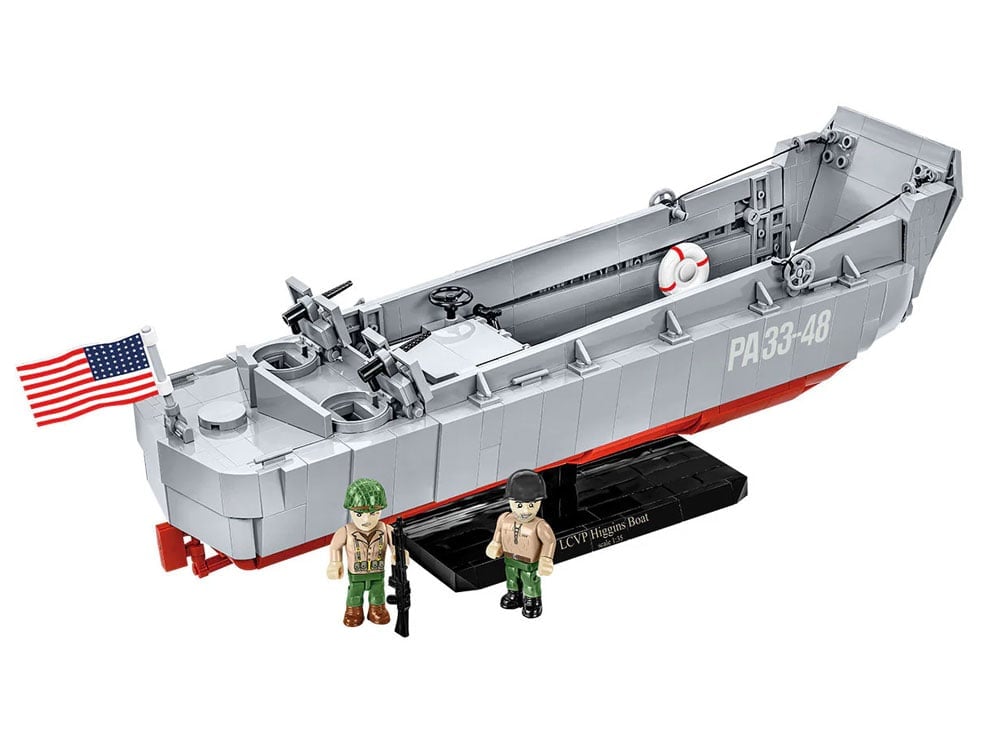 Historical Collection World War II D-Day 80th Anniversary LCVP Higgins Boat 1/35 Scale Building Block Set Gallery Image 1