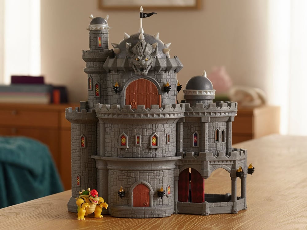 The Super Mario Galaxy Movie Bowser Castle Deluxe Playset Gallery Image 1