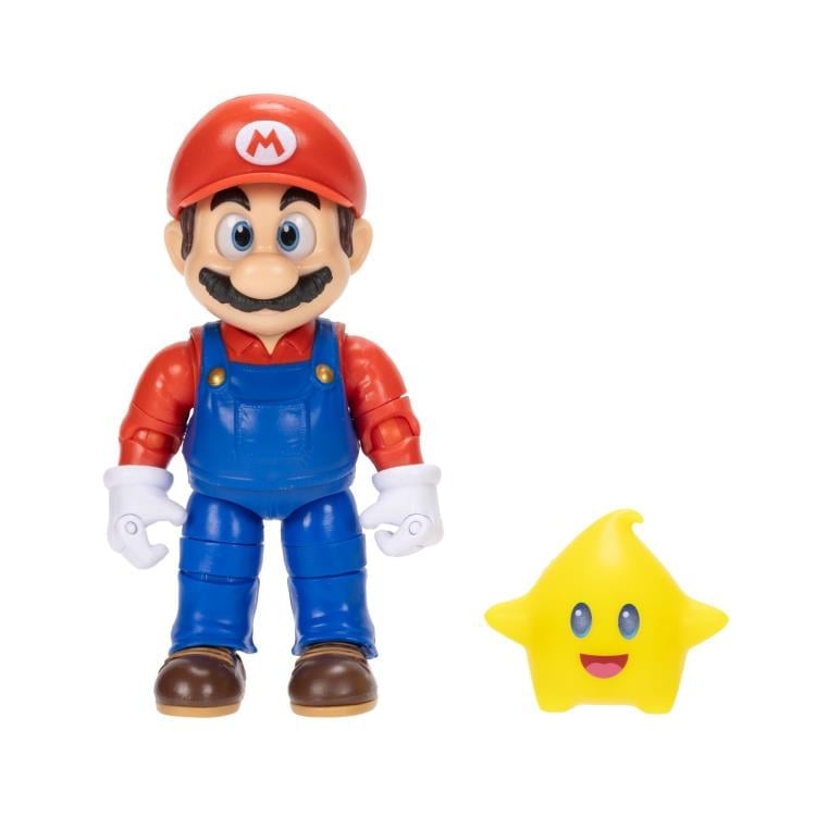 The Super Mario Galaxy Movie Mario 5-Inch Scale Action Figure Gallery Image 4