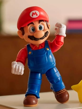 The Super Mario Galaxy Movie Mario 5-Inch Scale Action Figure Gallery Image 2
