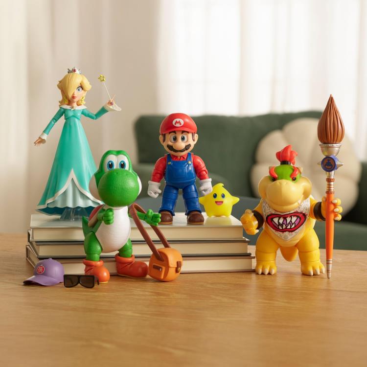 The Super Mario Galaxy Movie 5-Inch Scale Set of 4 Action Figures Gallery Image 3