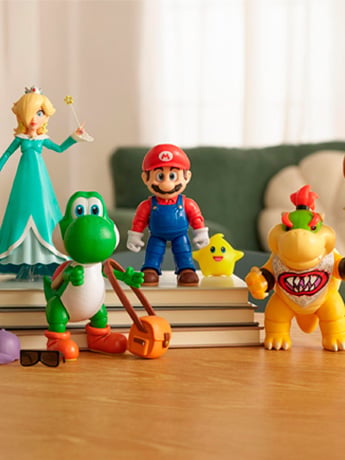 The Super Mario Galaxy Movie 5-Inch Scale Set of 4 Action Figures Gallery Image 2
