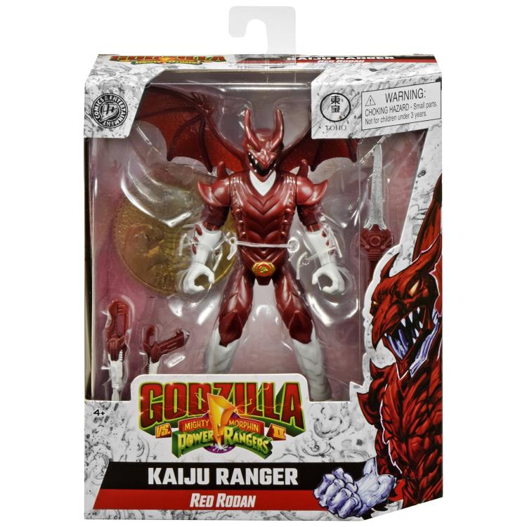 Godzilla vs. The Mighty Morphin Power Rangers II Red Rodan Kaiju Ranger Action Figure Gallery Image 9