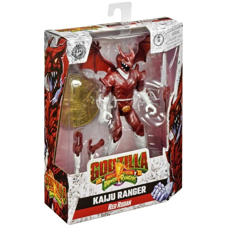 Godzilla vs. The Mighty Morphin Power Rangers II Red Rodan Kaiju Ranger Action Figure Gallery Image 10