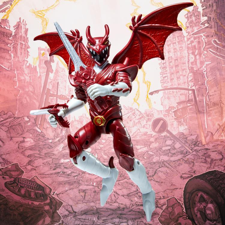 Godzilla vs. The Mighty Morphin Power Rangers II Red Rodan Kaiju Ranger Action Figure Gallery Image 3