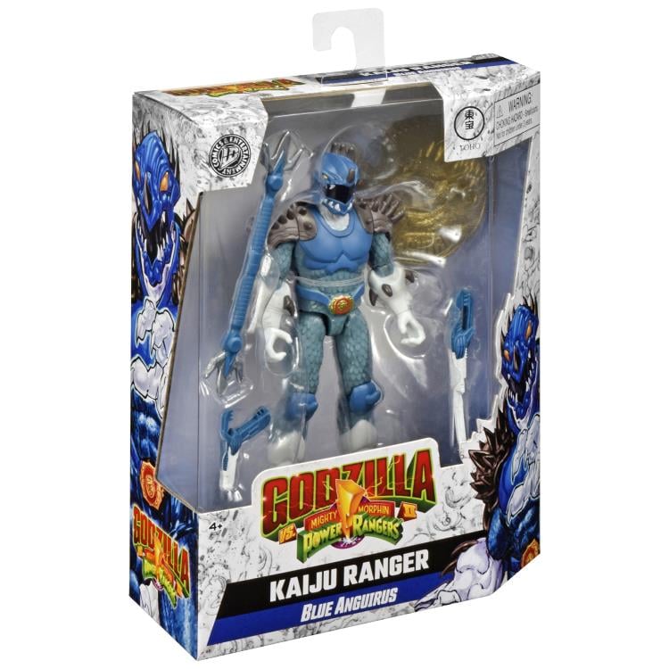 Godzilla vs. The Mighty Morphin Power Rangers II Blue Anguirus Kaiju Ranger Action Figure Gallery Image 10