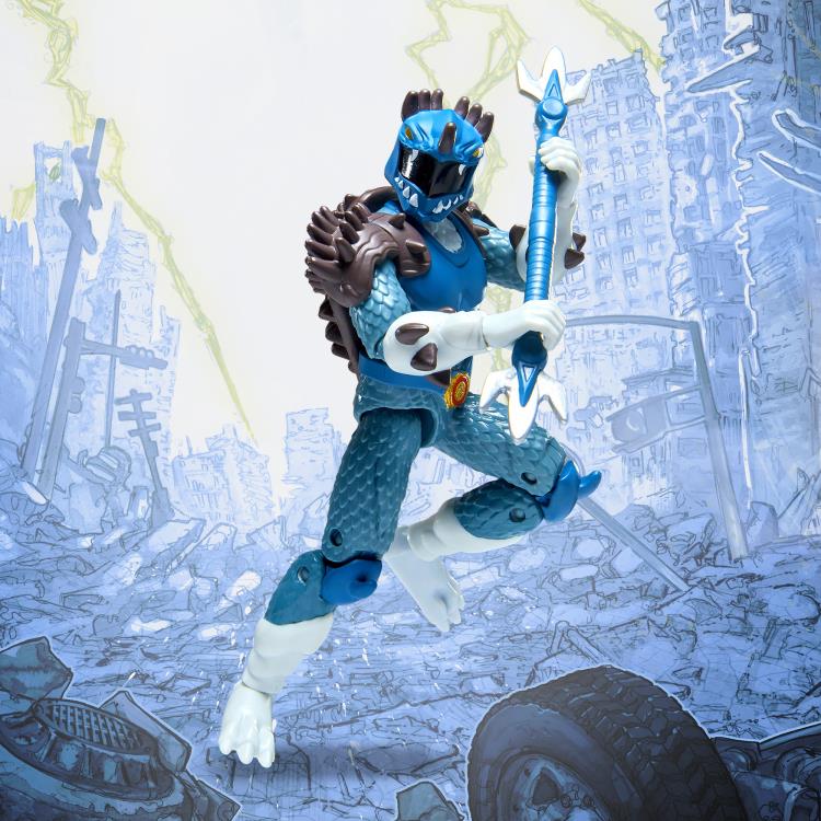Godzilla vs. The Mighty Morphin Power Rangers II Blue Anguirus Kaiju Ranger Action Figure Gallery Image 3