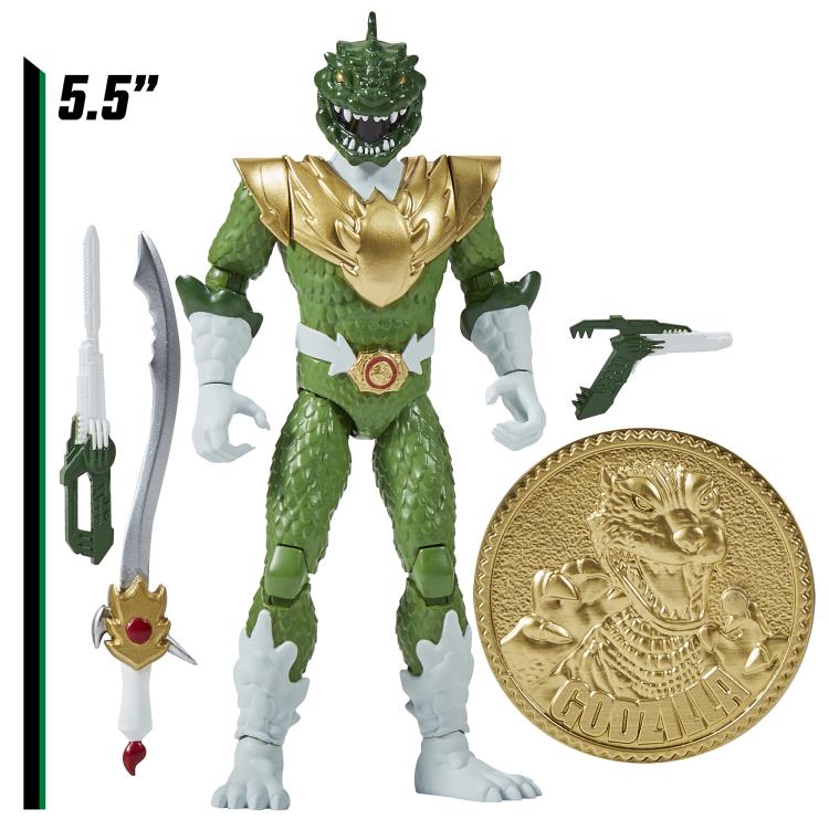 Godzilla vs. The Mighty Morphin Power Rangers II Green Godzilla Kaiju Ranger Action Figure Gallery Image 8