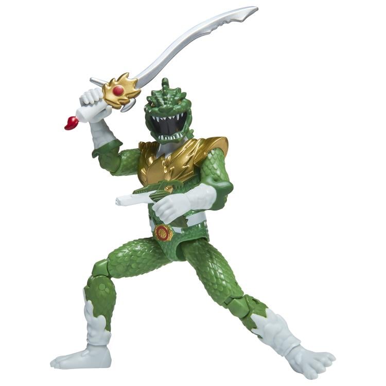Godzilla vs. The Mighty Morphin Power Rangers II Green Godzilla Kaiju Ranger Action Figure Gallery Image 5