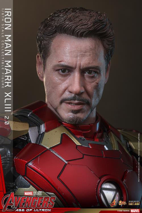 Avengers: Age of Ultron MMS865D80 Iron Man Mark XLIII (2.0) 1/6th Scale Collectible Figure Gallery Image 14