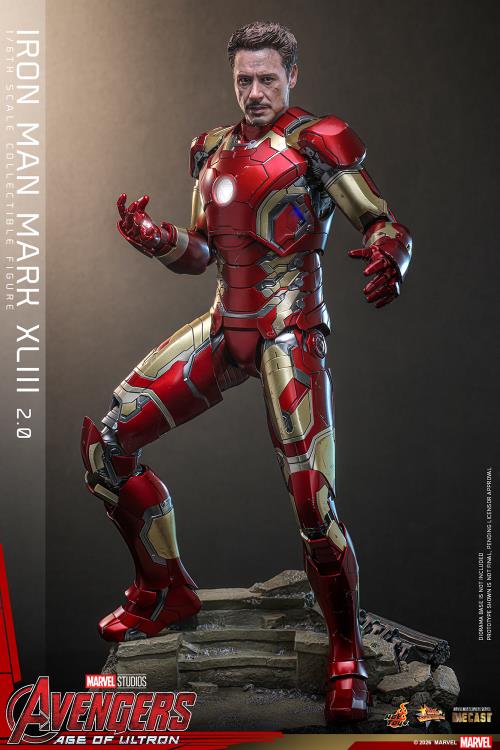 Avengers: Age of Ultron MMS865D80 Iron Man Mark XLIII (2.0) 1/6th Scale Collectible Figure Gallery Image 13