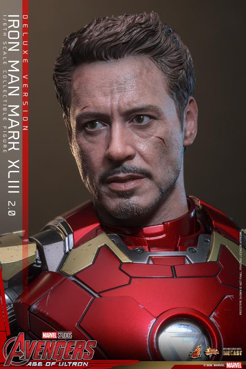 Avengers: Age of Ultron MMS866D81 Iron Man Mark XLIII (2.0) (Deluxe Version) 1/6th Scale Collectible Figure Gallery Image 12
