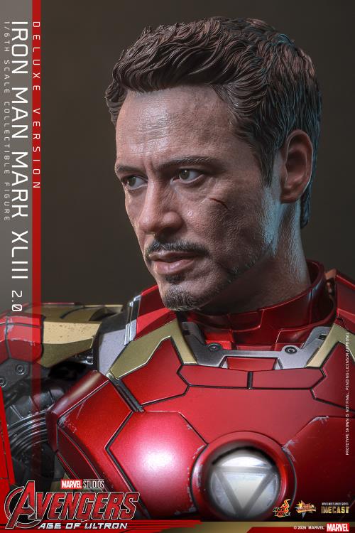 Avengers: Age of Ultron MMS866D81 Iron Man Mark XLIII (2.0) (Deluxe Version) 1/6th Scale Collectible Figure Gallery Image 13