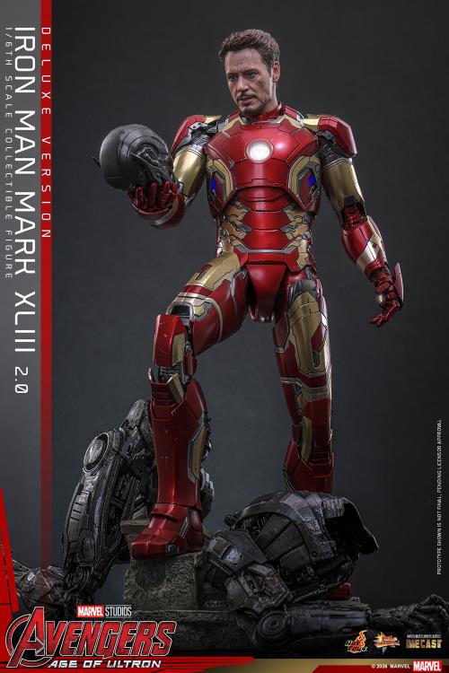 Avengers: Age of Ultron MMS866D81 Iron Man Mark XLIII (2.0) (Deluxe Version) 1/6th Scale Collectible Figure Gallery Image 10