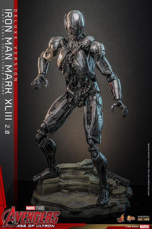 Avengers: Age of Ultron MMS866D81 Iron Man Mark XLIII (2.0) (Deluxe Version) 1/6th Scale Collectible Figure Gallery Image 7