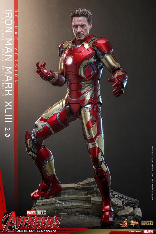 Avengers: Age of Ultron MMS866D81 Iron Man Mark XLIII (2.0) (Deluxe Version) 1/6th Scale Collectible Figure Gallery Image 8