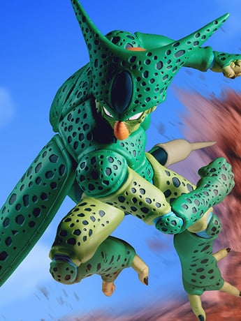 Dragon Ball Z Match Makers Cell (Vs. Android 16) Figure Gallery Image 2
