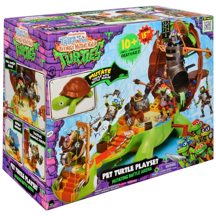 Tales of the Teenage Mutant Ninja Turtles Pet Turtle Mutating Battle Arena Playset Gallery Image 16