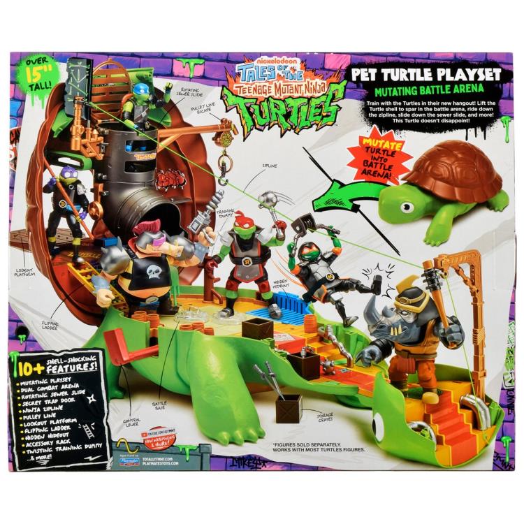 Tales of the Teenage Mutant Ninja Turtles Pet Turtle Mutating Battle Arena Playset Gallery Image 17
