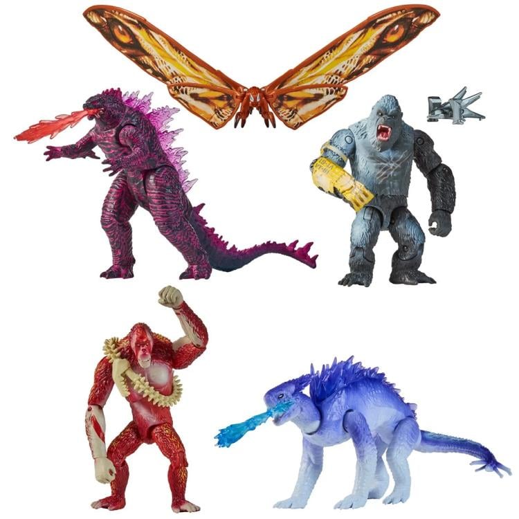 限定品 Kongming, Merchandise Set Godzilla x Kong: The New Empire Ultimate Titan Battle Pack 6-Inch