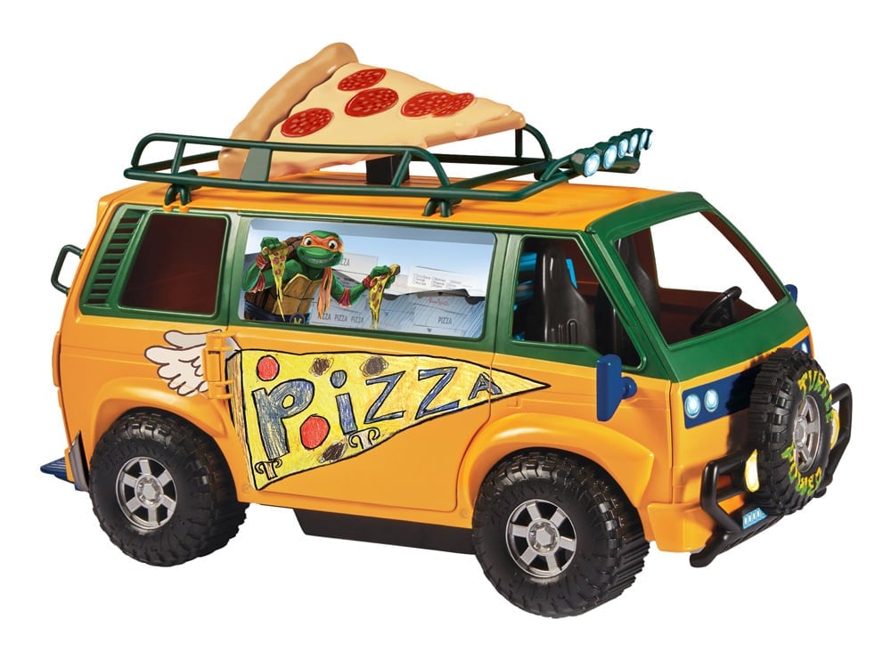 Teenage Mutant Ninja Turtles: Mutant Mayhem Pizza Fire Delivery Van Vehicle Gallery Image 1