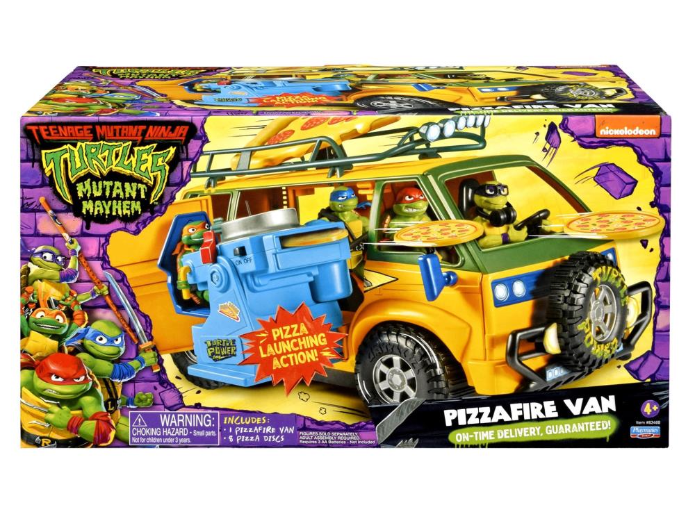 Teenage Mutant Ninja Turtles: Mutant Mayhem Pizza Fire Delivery Van Vehicle Gallery Image 7