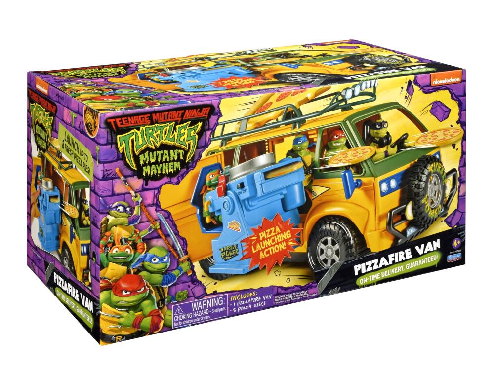 Teenage Mutant Ninja Turtles: Mutant Mayhem Pizza Fire Delivery Van Vehicle Gallery Image 8