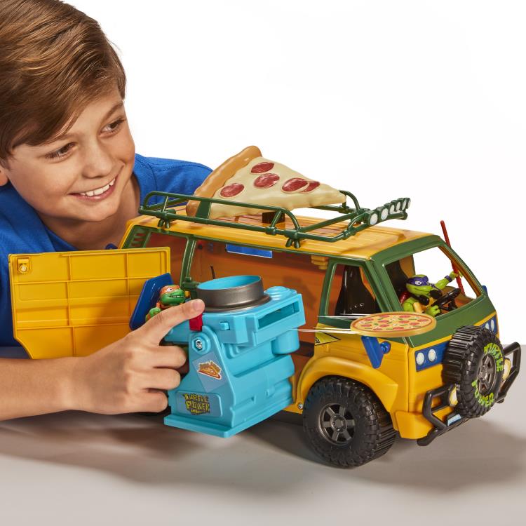 Teenage Mutant Ninja Turtles: Mutant Mayhem Pizza Fire Delivery Van Vehicle Gallery Image 6
