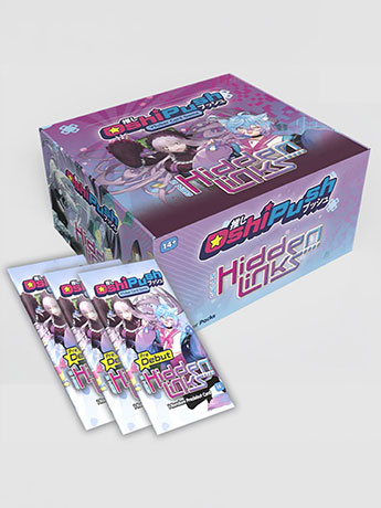 Oshi Push Trading Card Game Gen 2 Hidden Links Box of 12 Booster Packs Gallery Image 2
