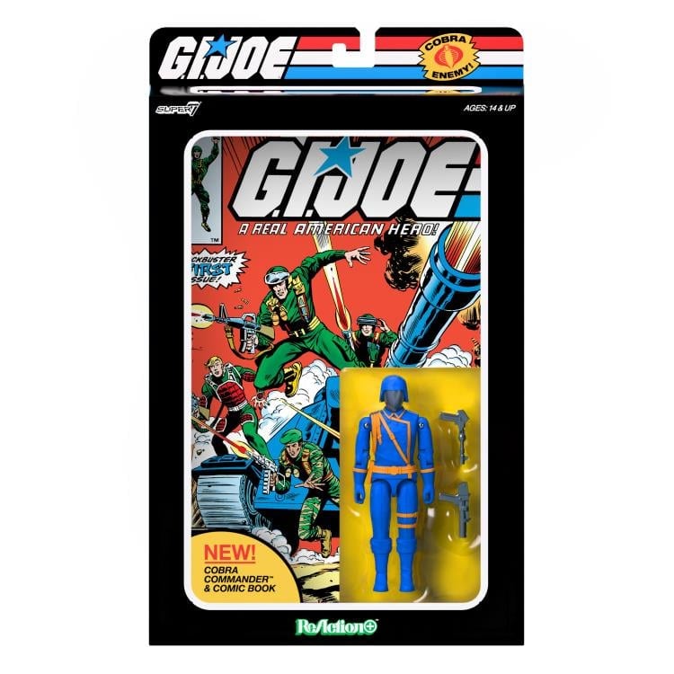 G.I. Joe ReAction+ Cobra Commander Action Figure & Comic Set Gallery Image 9