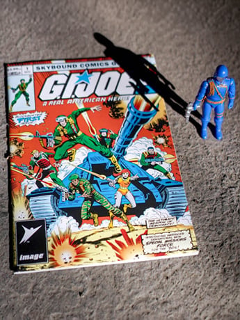 G.I. Joe ReAction+ Cobra Commander Action Figure & Comic Set Gallery Image 2