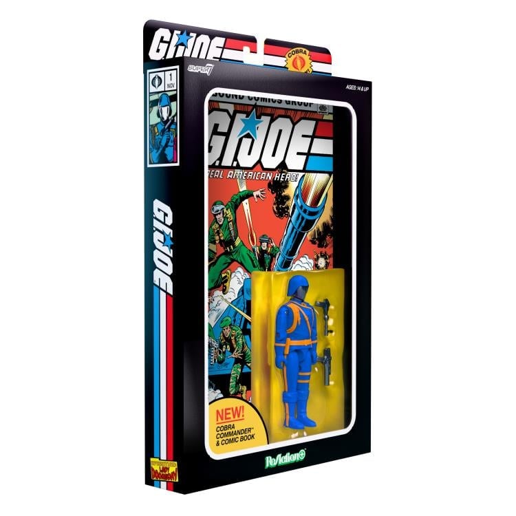 G.I. Joe ReAction+ Cobra Commander Action Figure & Comic Set Gallery Image 10