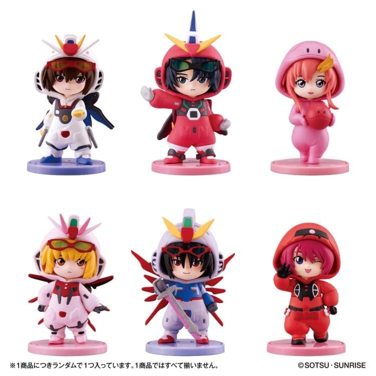 Gundam Seed Destiny B-N Figure Q 全6種 セット Mobile Suit Gundam SEED Destiny BN Figure Q Pajamars Series Box of