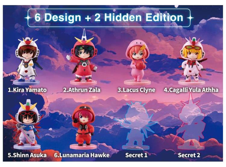 Mobile Suit Gundam SEED Destiny BN Figure Q Pajamars Series Box of