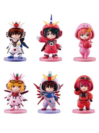 Mobile Suit Gundam SEED Destiny BN Figure Q Pajamars Series Box of 6 Random Figures Gallery Image 2