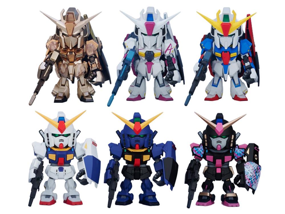 Mobile Suit Gundam QMSV Mini Z Gundam & Gundam Mk-II Box of 8