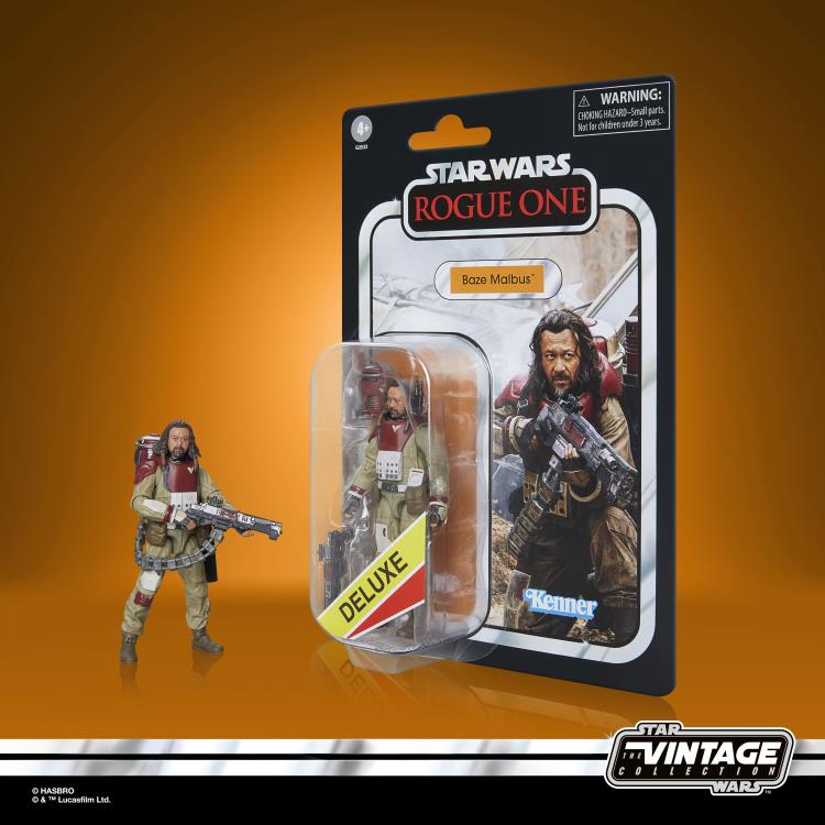 Star Wars: The Vintage Collection Baze Malbus (Rogue One) Deluxe Action Figure Gallery Image 13