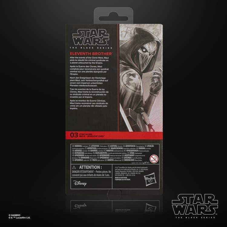 Star Wars: The Black Series Eleventh Brother (Maul- Shadow Lord) Action Figure Gallery Image 12