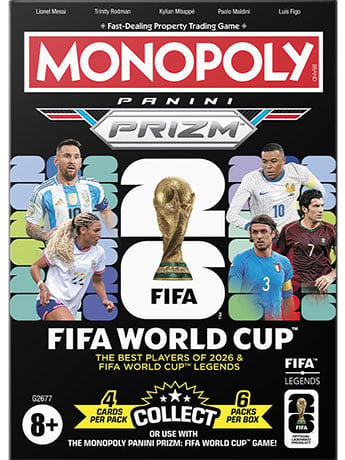 Monopoly Panini Prizm: FIFA World Cup Trading Cards Booster Box Gallery Image 2